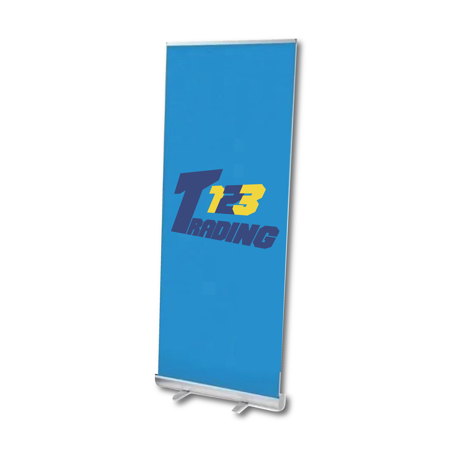 ECOSILVER  Retractable Banner Stand 31″x 80″- 85X200