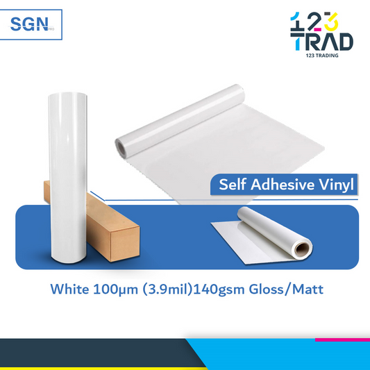 Self Adhesive Vinyl White